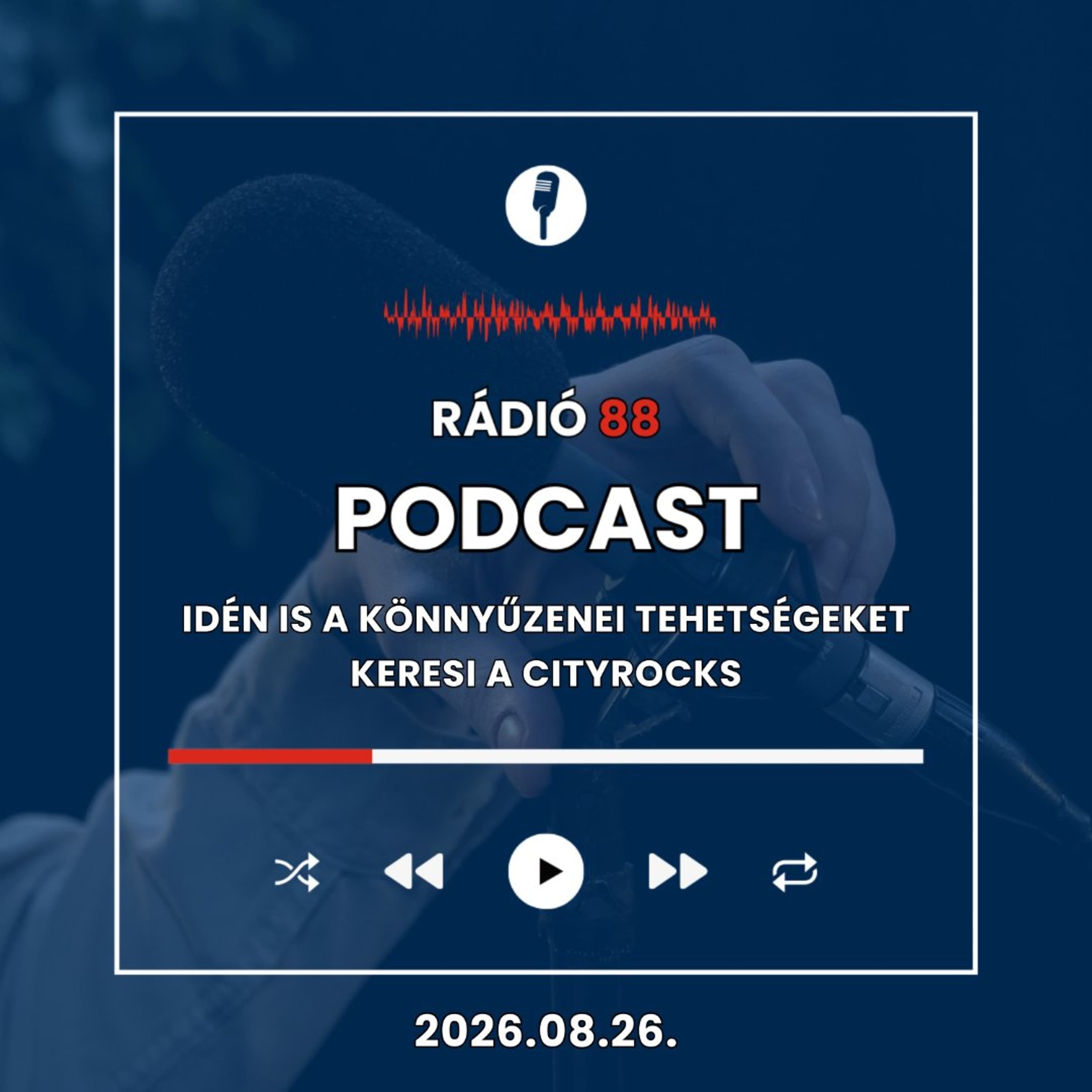 Idén is a könnyűzenei tehetségeket keresi a CityRocks | Café88 [2026.08.26.]