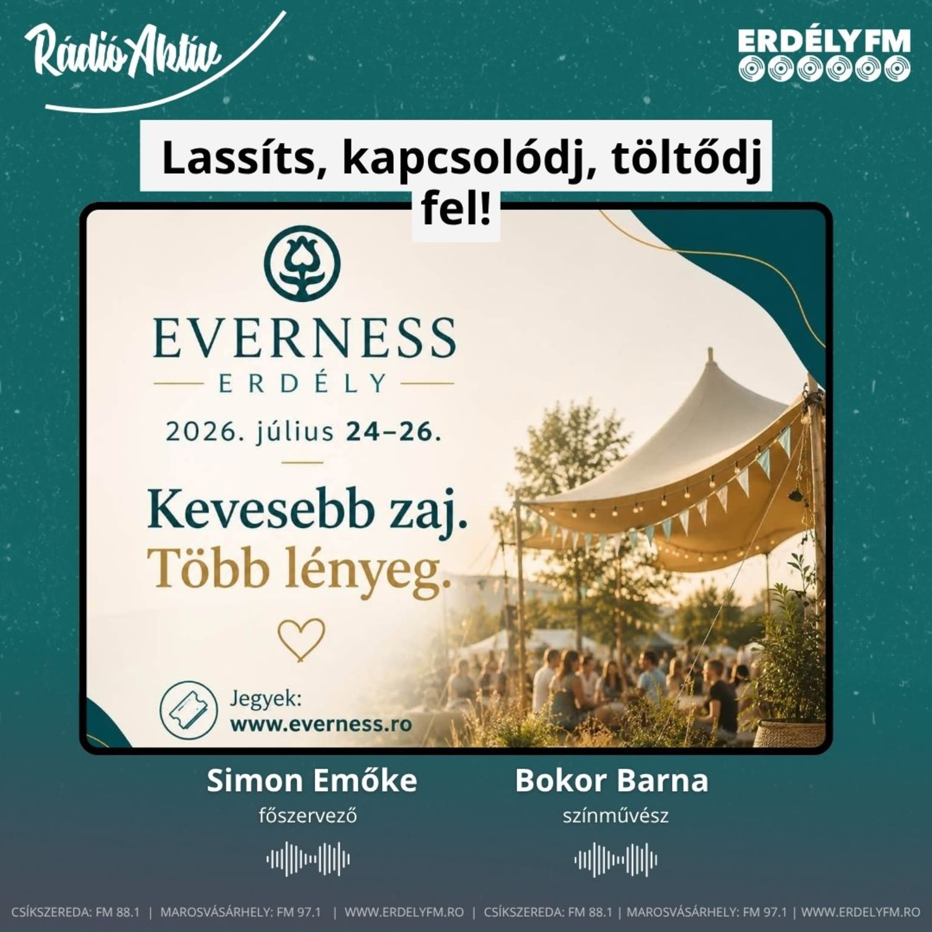 Lassíts, kapcsolódj, töltődj fel!