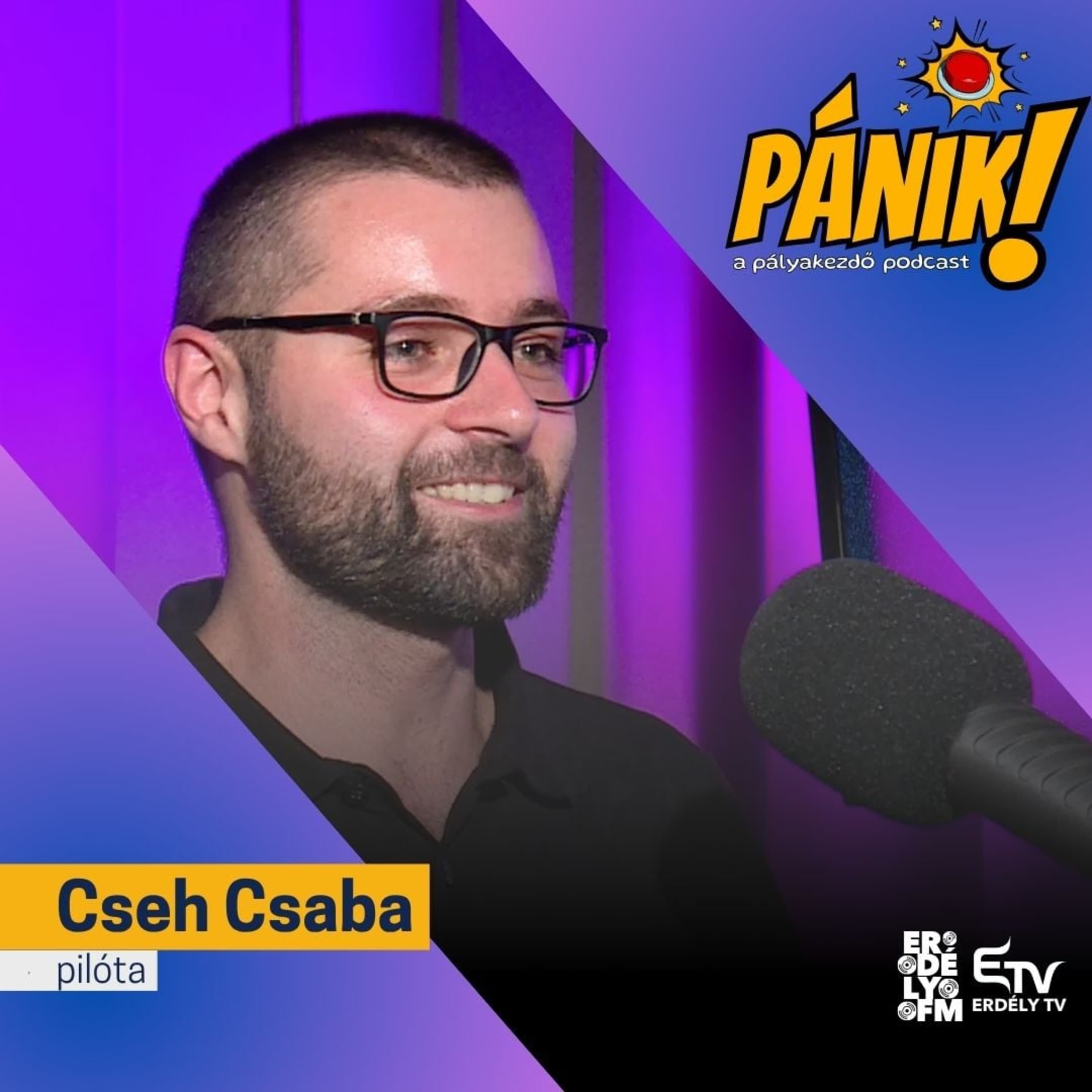PÁNIK: Cseh Csaba pilóta