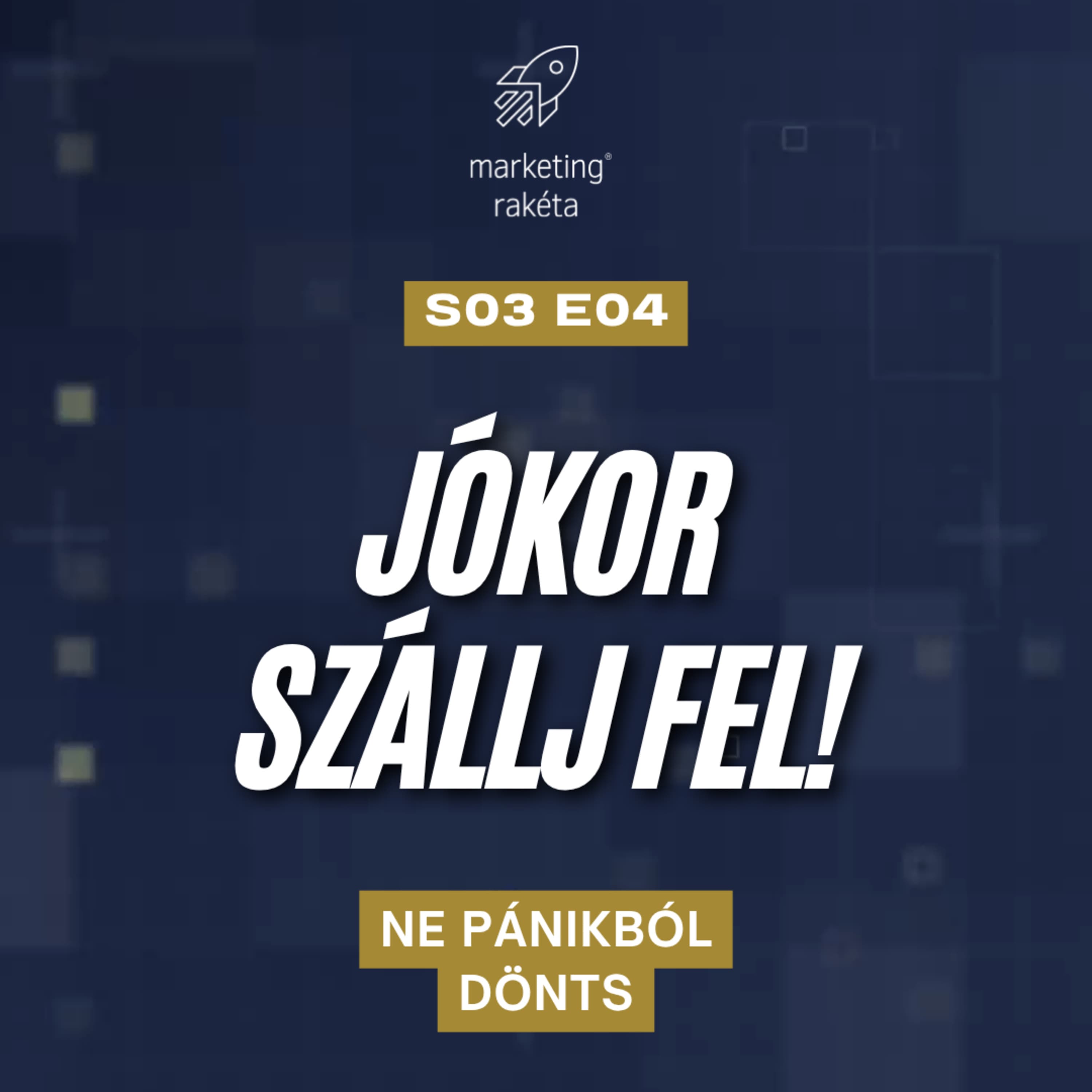Jókor lépj, ne elsőként! Így kerülheted el a trendpánikot – Marketing Rakéta | S03E04