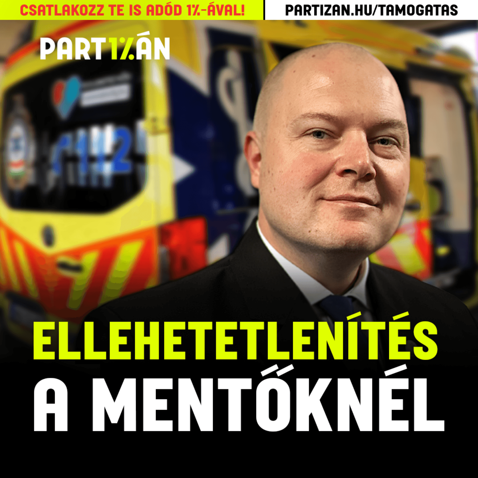 A szakszervezethez forduló mentők az állásukat kockáztatják | Interjú Lengyel Tiborral